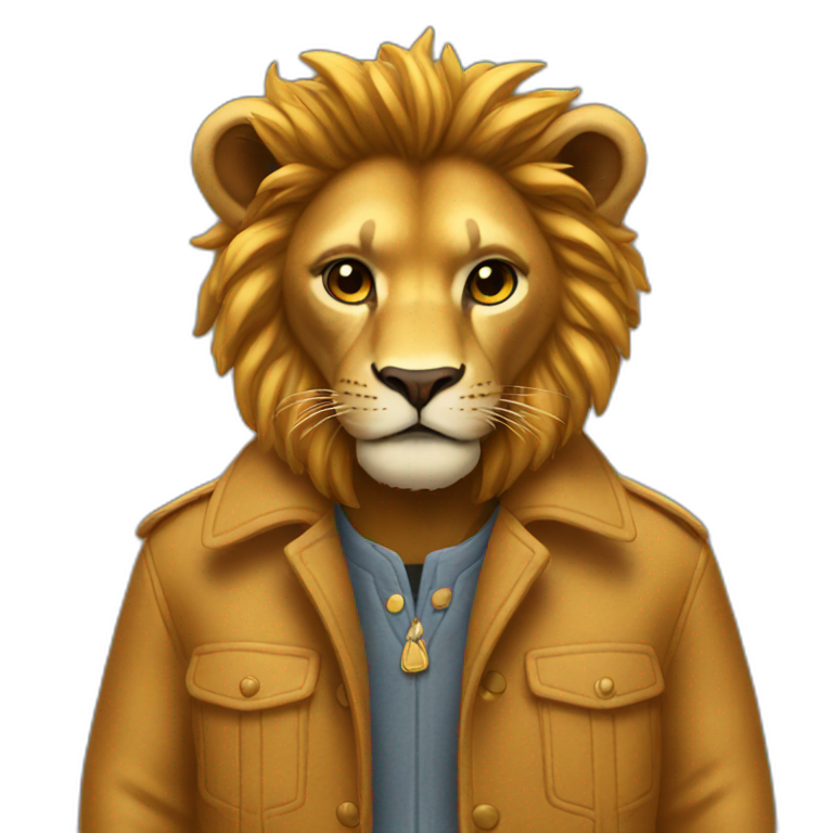 Leo coat emoji