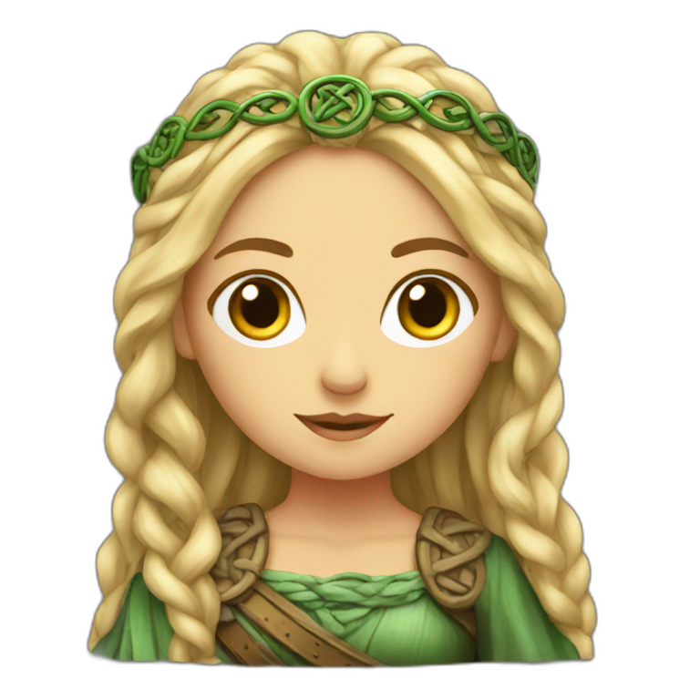 celtic maiden emoji