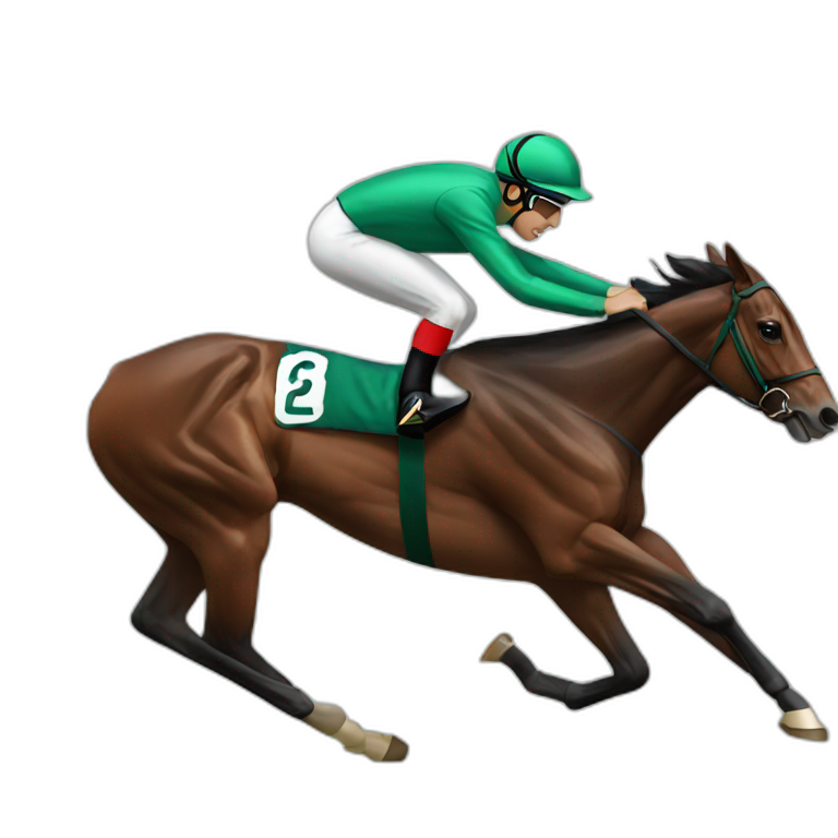 Horse racing  emoji