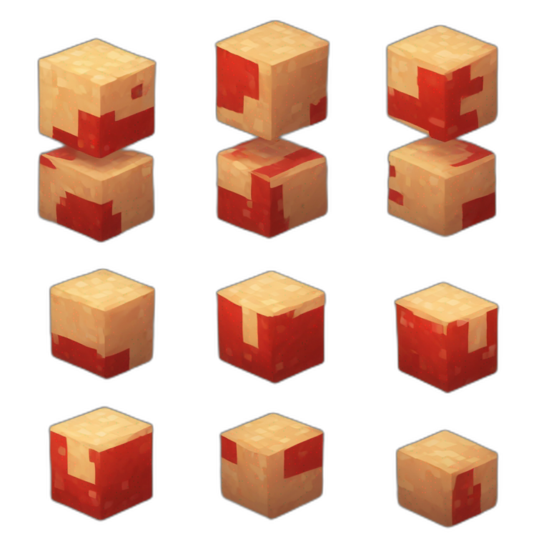 Minecraft's redstone nugget emoji