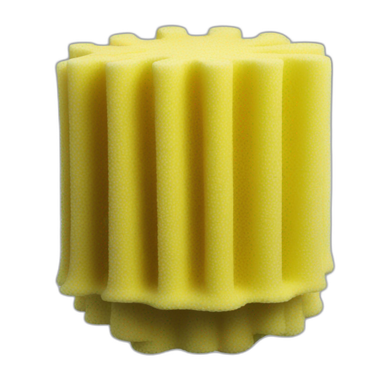 Yellow sponge filter emoji