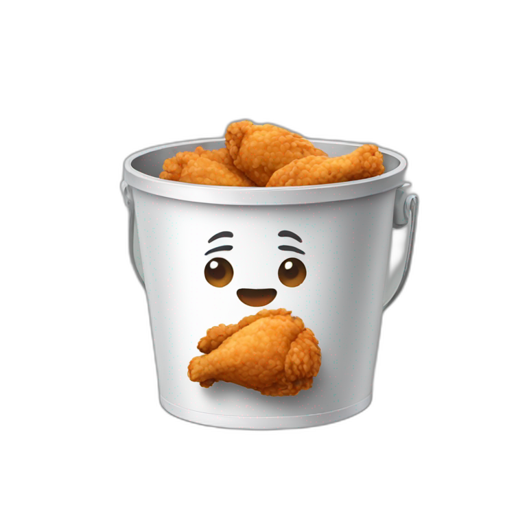 Fried Chicken Bucket emoji