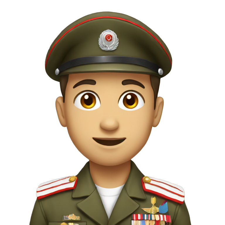 military boy in turkish uniform emoji