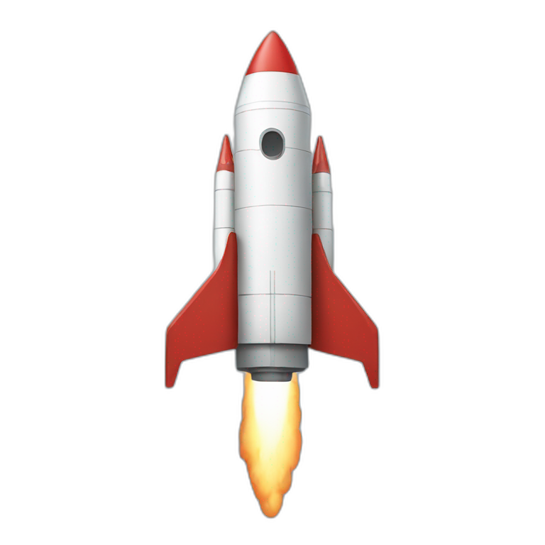 rocket to space emoji