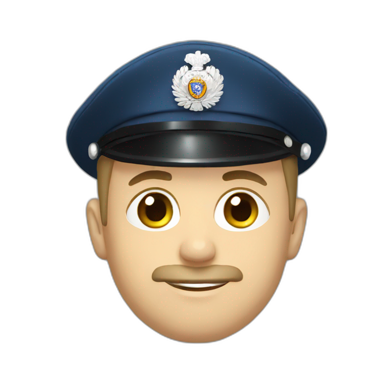 Russian police officer emoji