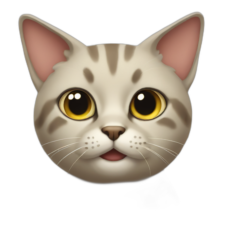 Weird cat emoji