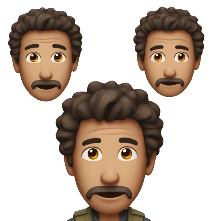 three crazy mans differents emoji