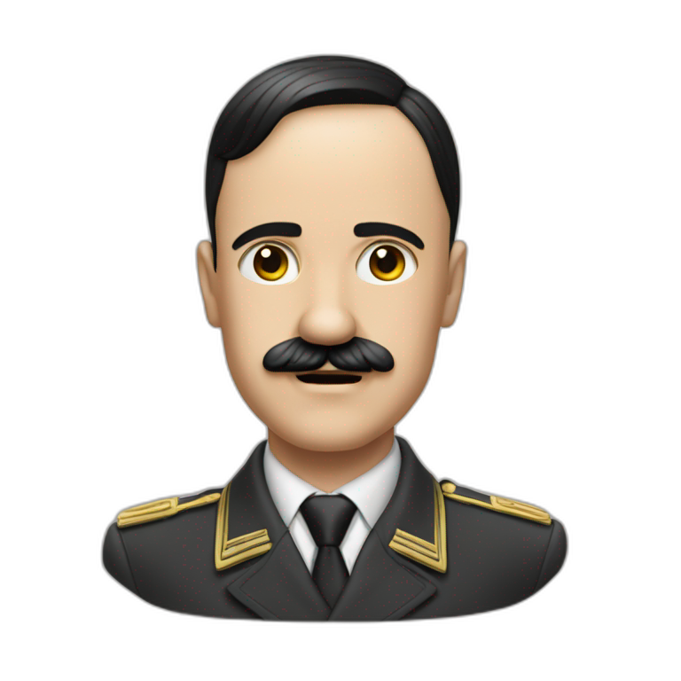 Hitler qui fait un doigt d’honneur emoji