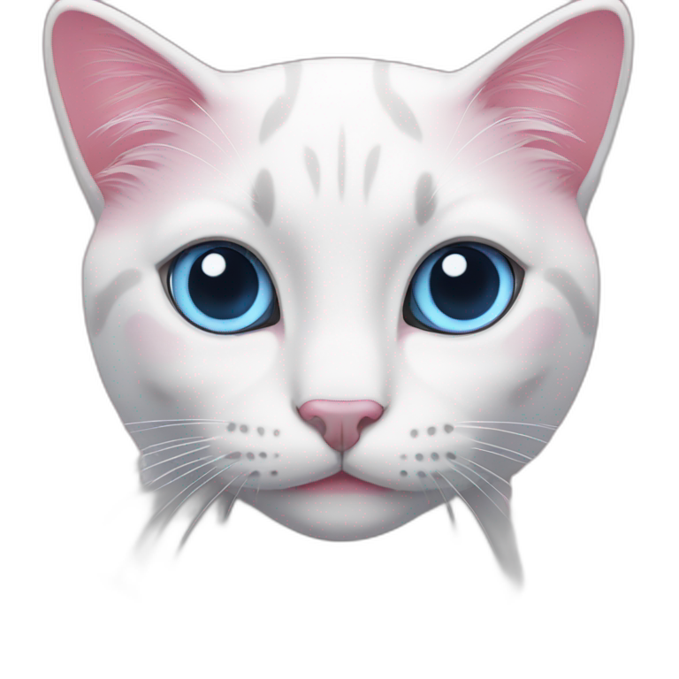 pink-cat-blue-eyes emoji