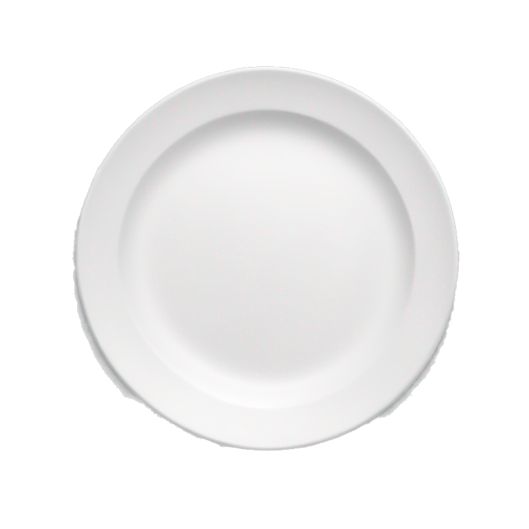 white plate emoji