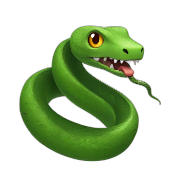 Danger snake emoji