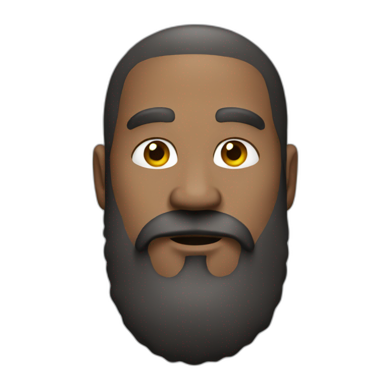 Big man with a beard emoji