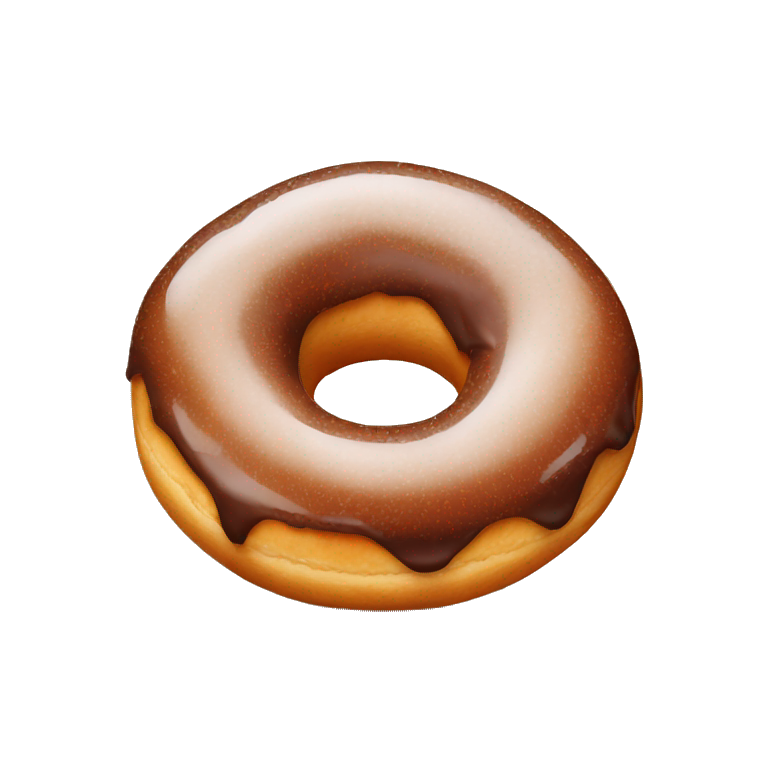 brown donut emoji