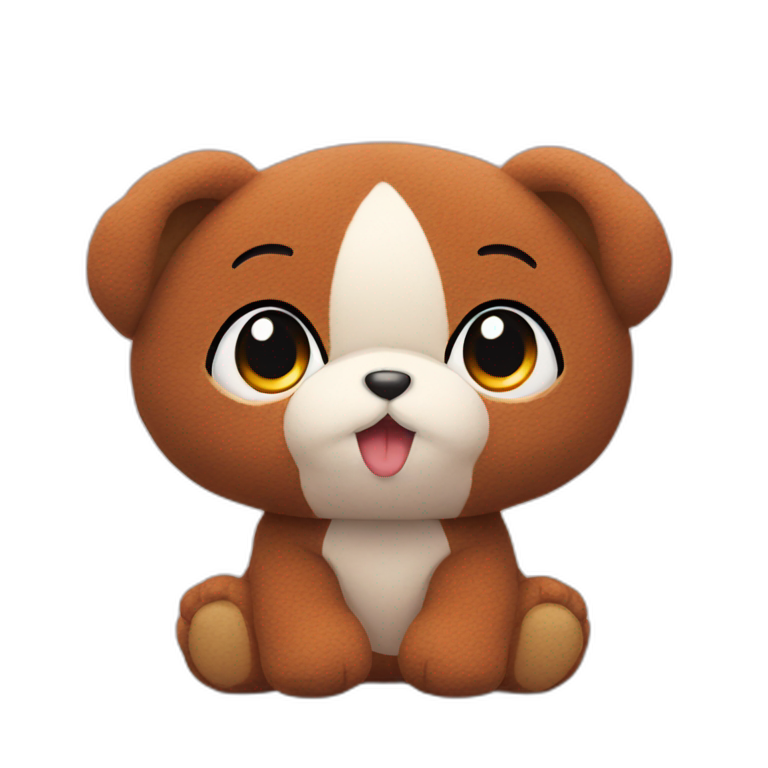 Infinite heart cute cuddly toy emoji