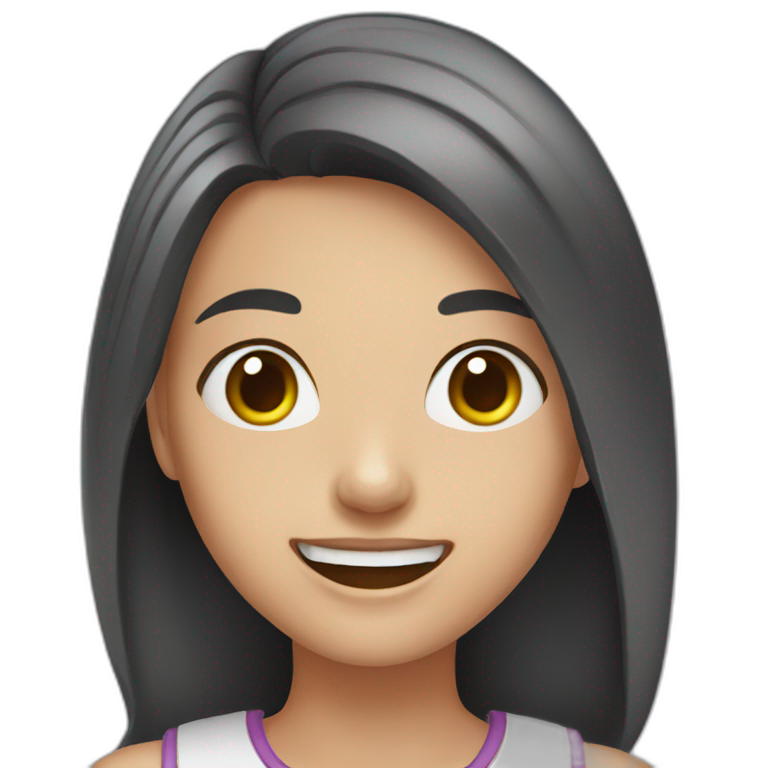 Girl with braces emoji