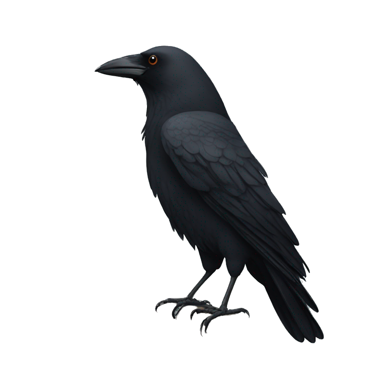 Crow emoji