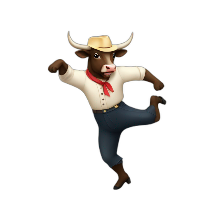 Spanish Bull dancing emoji
