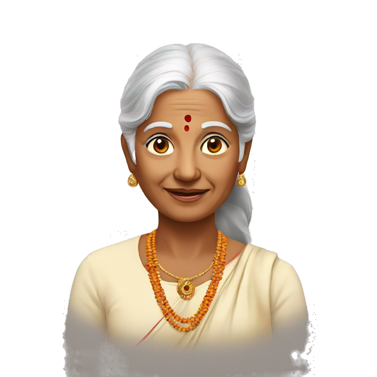 Indian old year 75 aaji emoji