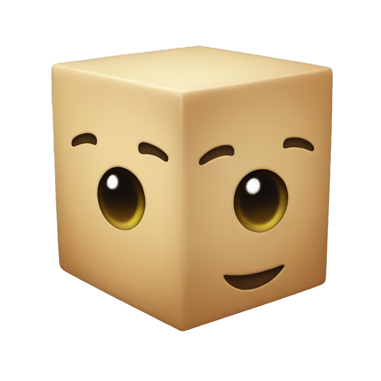 Cube emoji