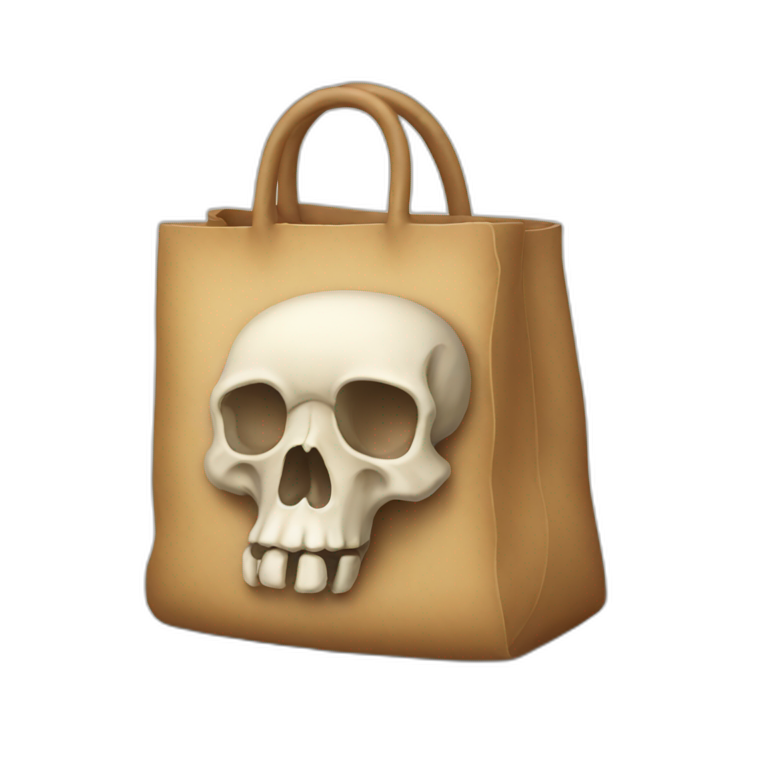 bag of bone emoji