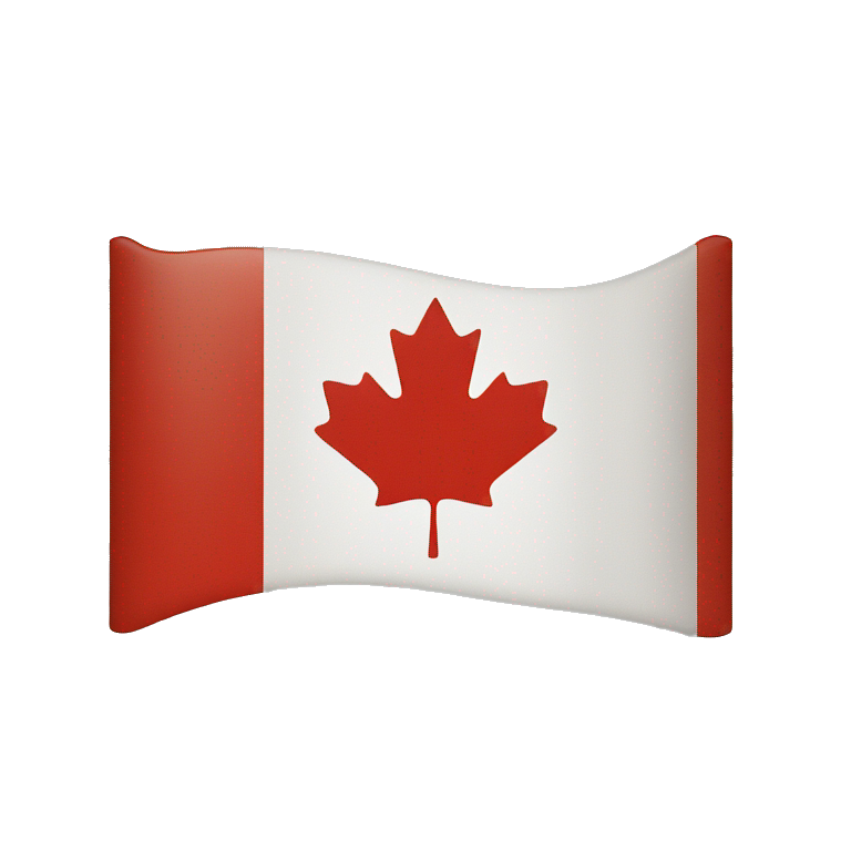 simple canadian flag emoji