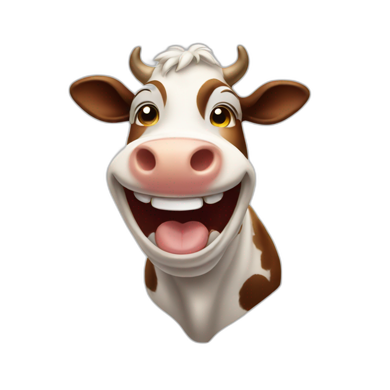 happy-cow-smile emoji