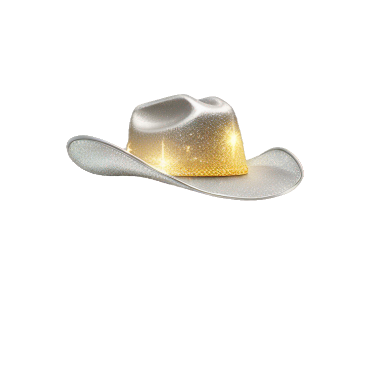 sparkling cowboy hat emoji