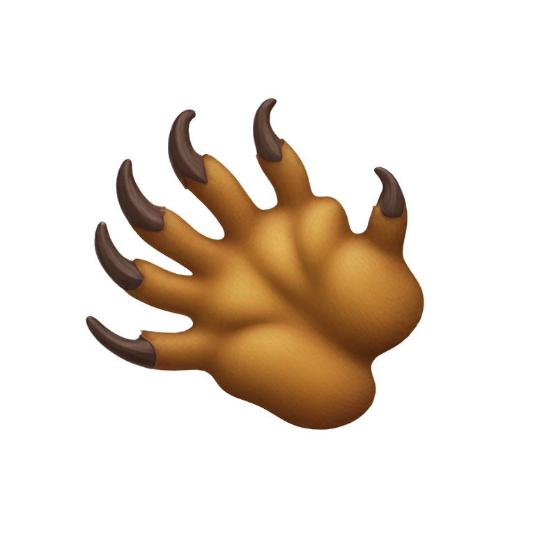 Bear claw emoji