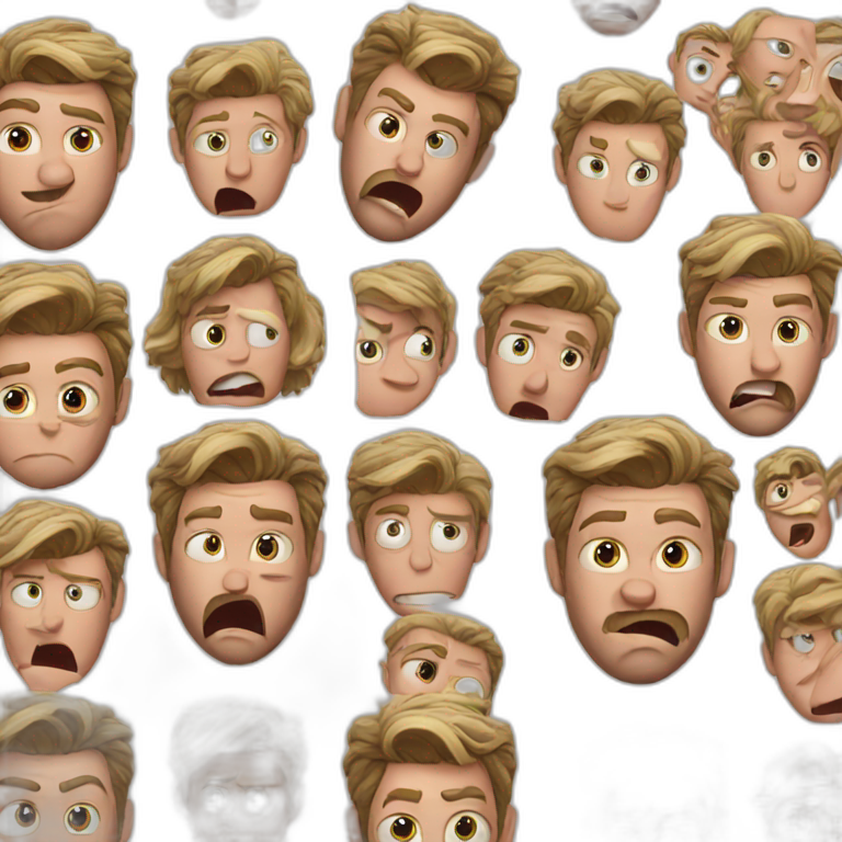 Chris Hemsworth shocked emoji