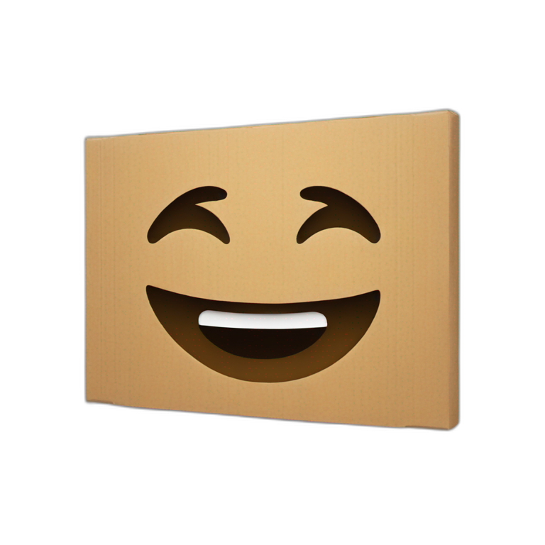 cardboard sign emoji