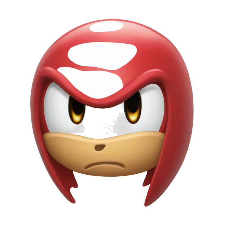 Knuckles from sonic emoji