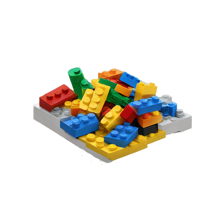 lego bricks emoji