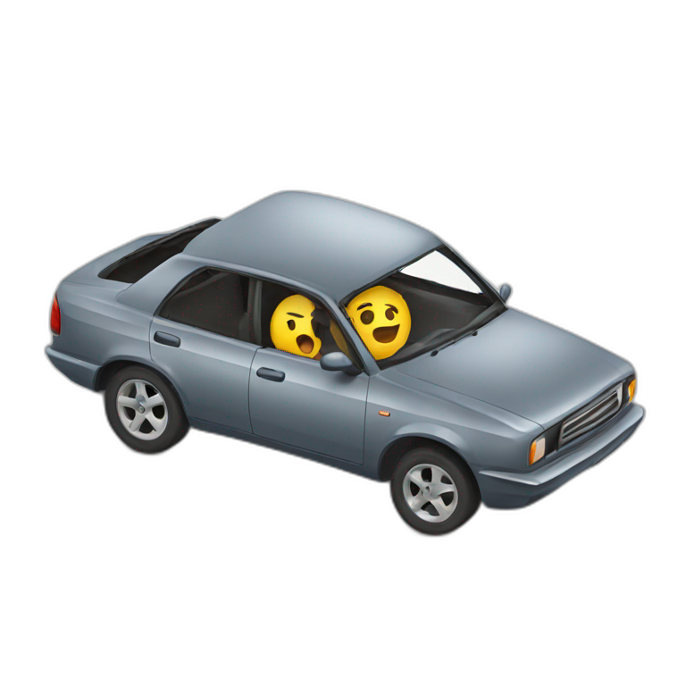 damaged car emoji