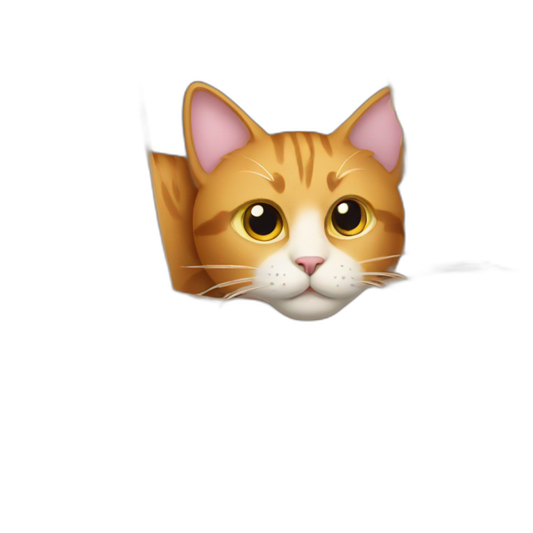 a cat inside a box emoji