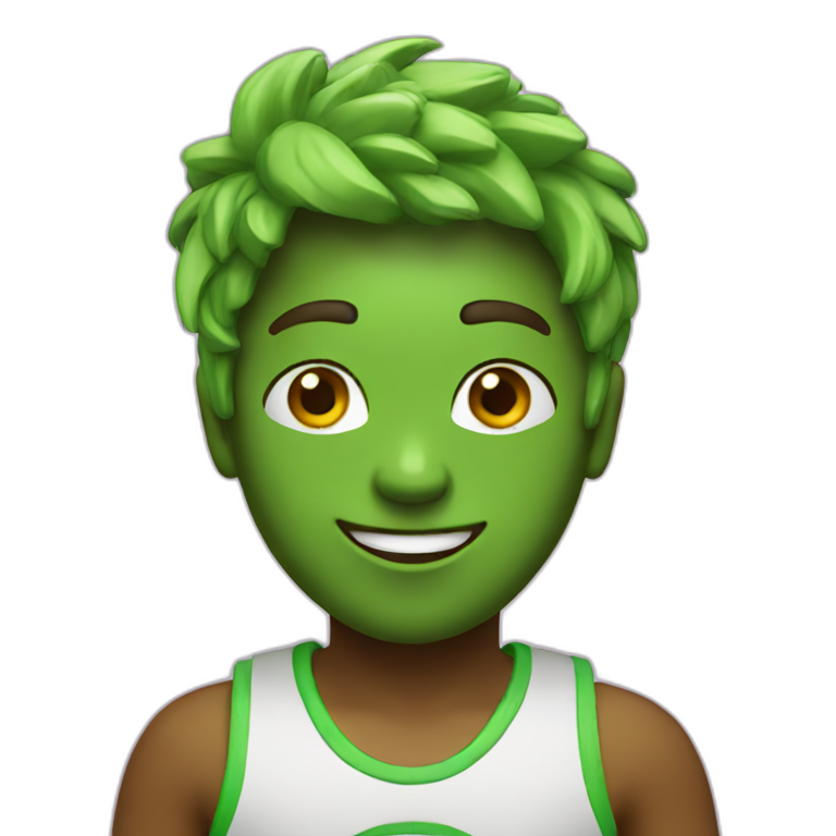 green zumba emoji