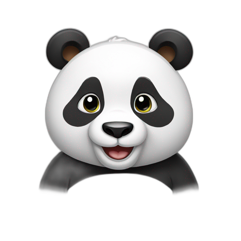 happy panda emoji