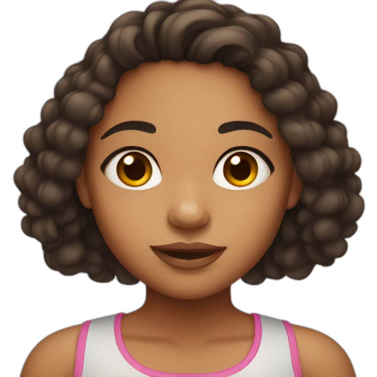 mixed race girl emoji