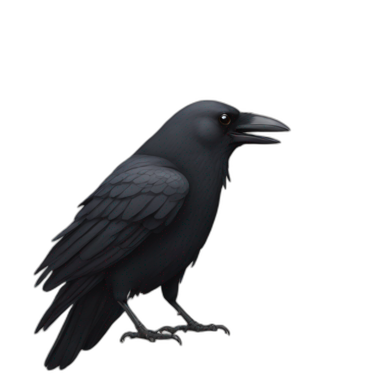 crow  emoji