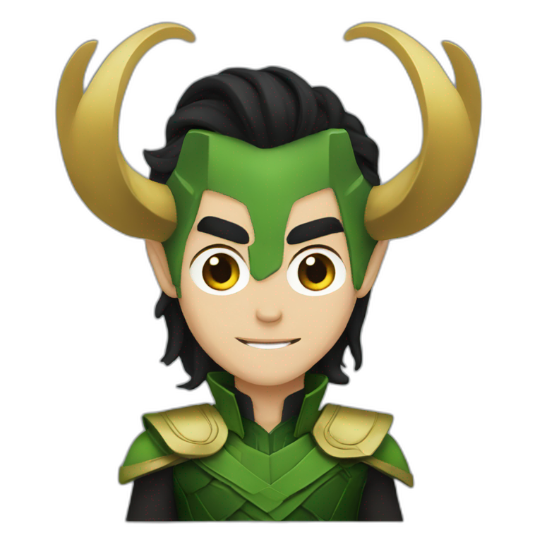 Loki corne emoji