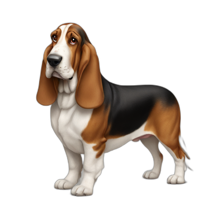 Dog-basset-hound-full-height emoji