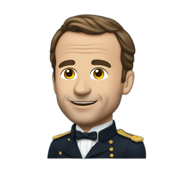 Macron qui rigole emoji