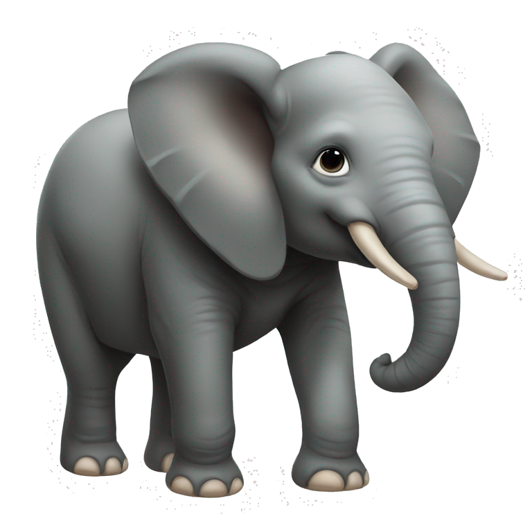 Elephant smaller than ant  emoji
