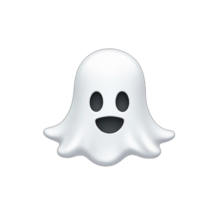 snapchat ghost smiling emoji