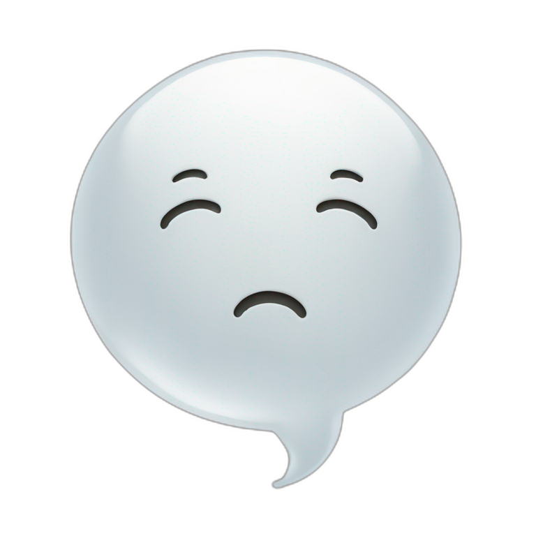 question bubble emoji
