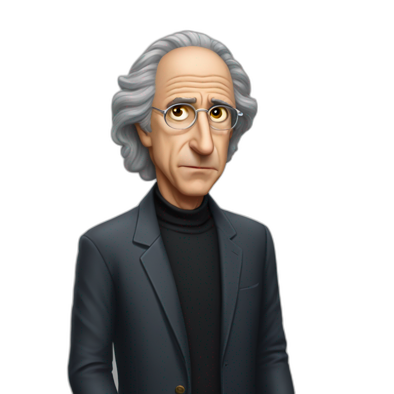 Evil Richard lewis Larry david emoji