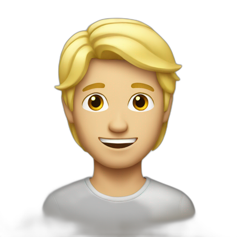 blond guy emoji