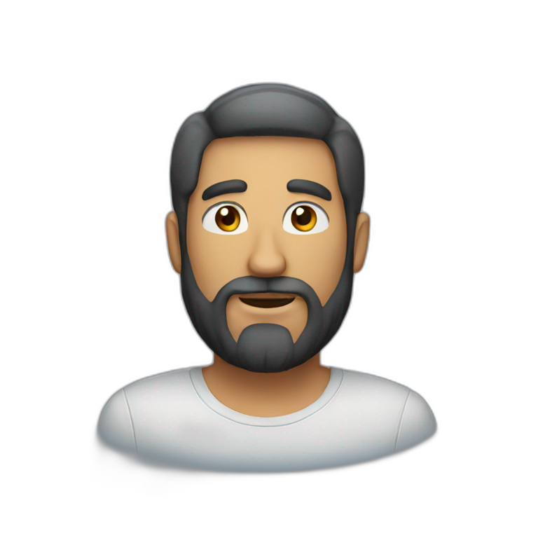 Man with a beard emoji
