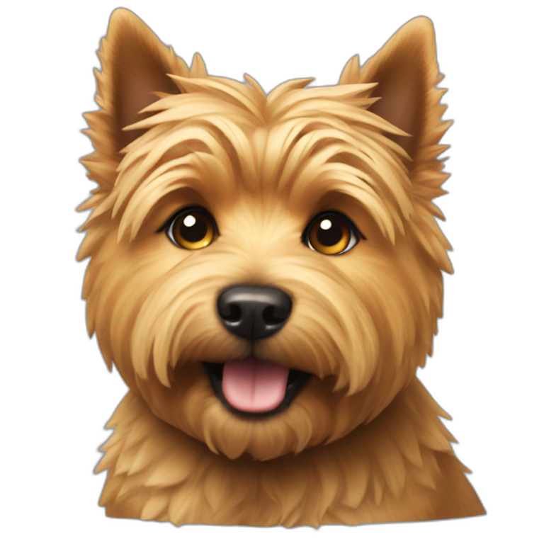Norwich terrier dog emoji