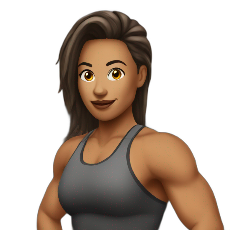 female fitness trainer emoji