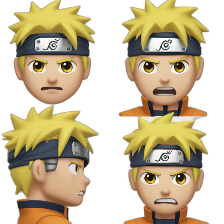 Angry Naruto  emoji